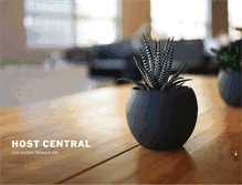 Tablet Screenshot of host-central.com